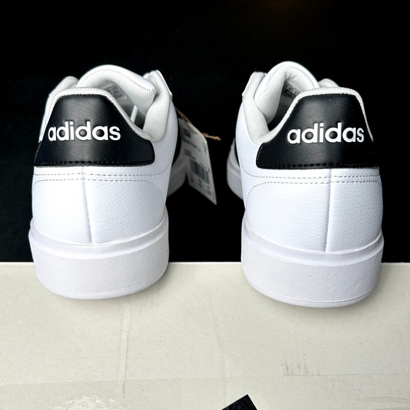 Adidas Grand Court 2.0 Tennis Shoes Mens Size 10, White Black GW9195 NEW - Picture 4 of 7